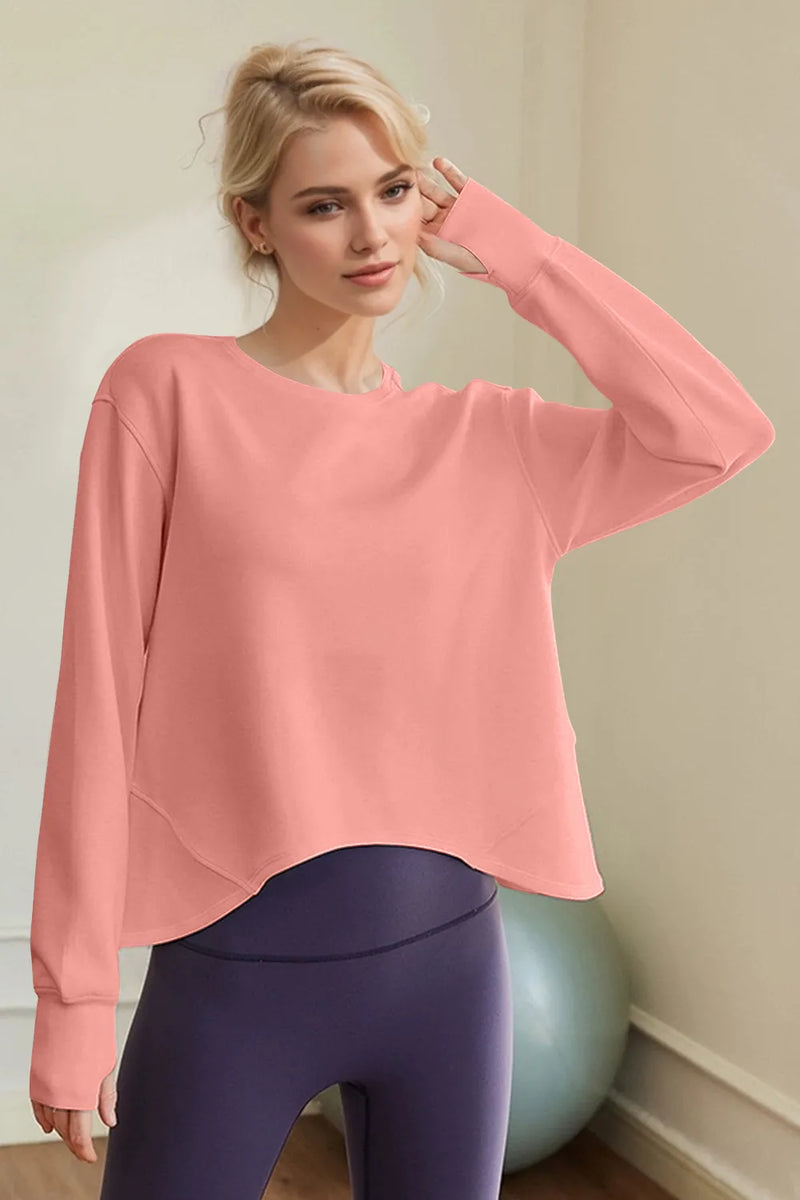 Air scuba round neck sweatshirt front view