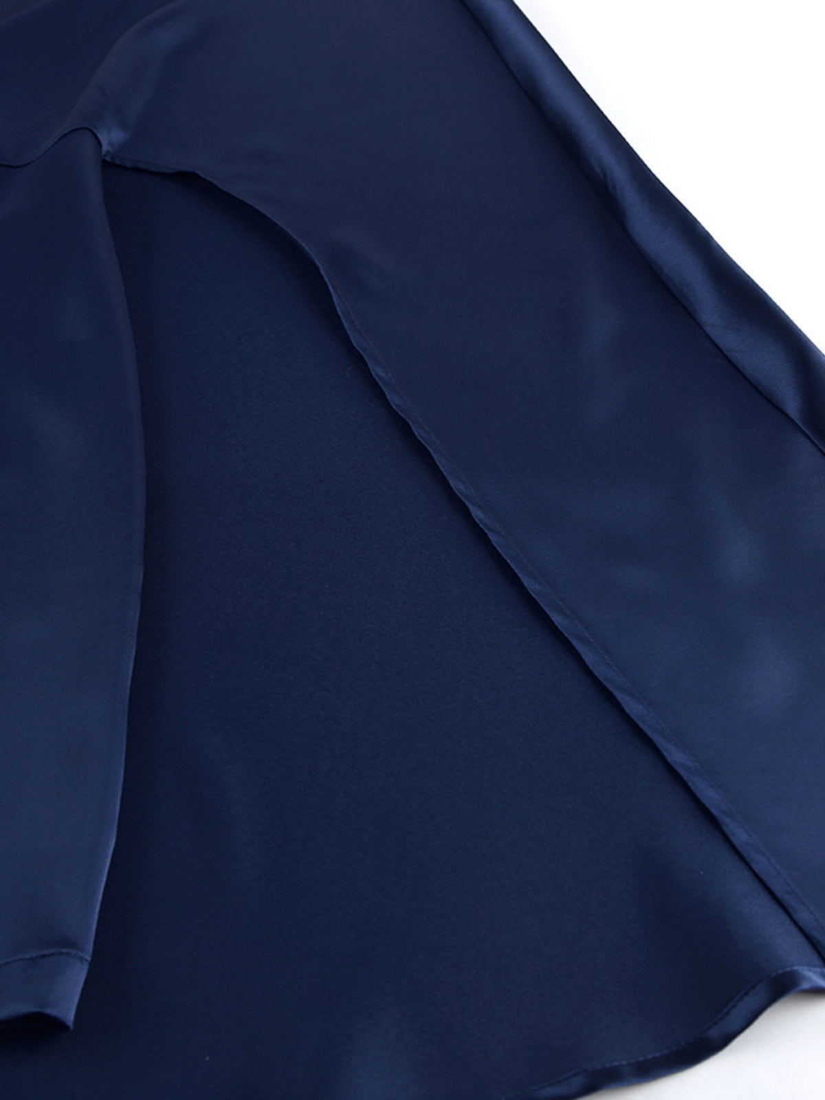 Mock neck cape sleeve mini dress movement view