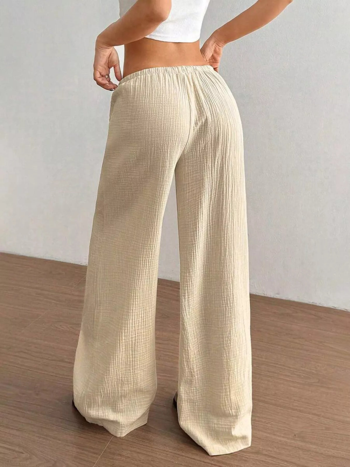 Bally Love Wide Leg Drawstring Pants in Cotton, view 29