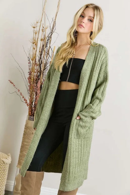 ADORA Super Soft Rib Knit Cardigan - Fashorio