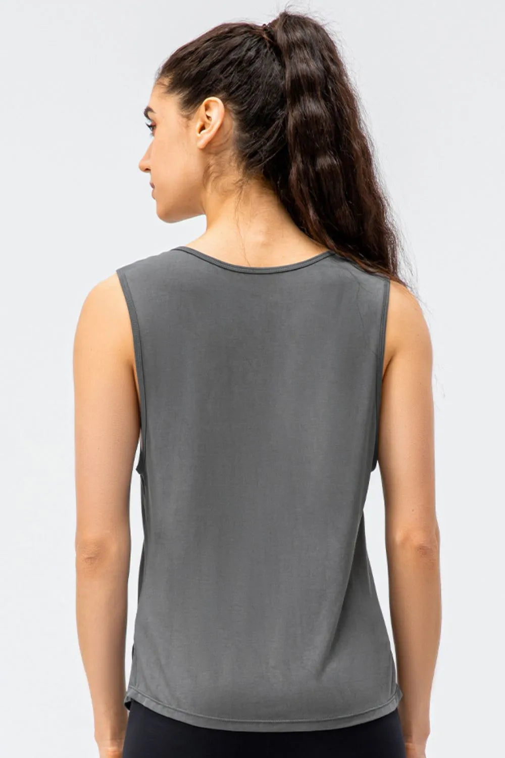 Cutout reversible active tank back view