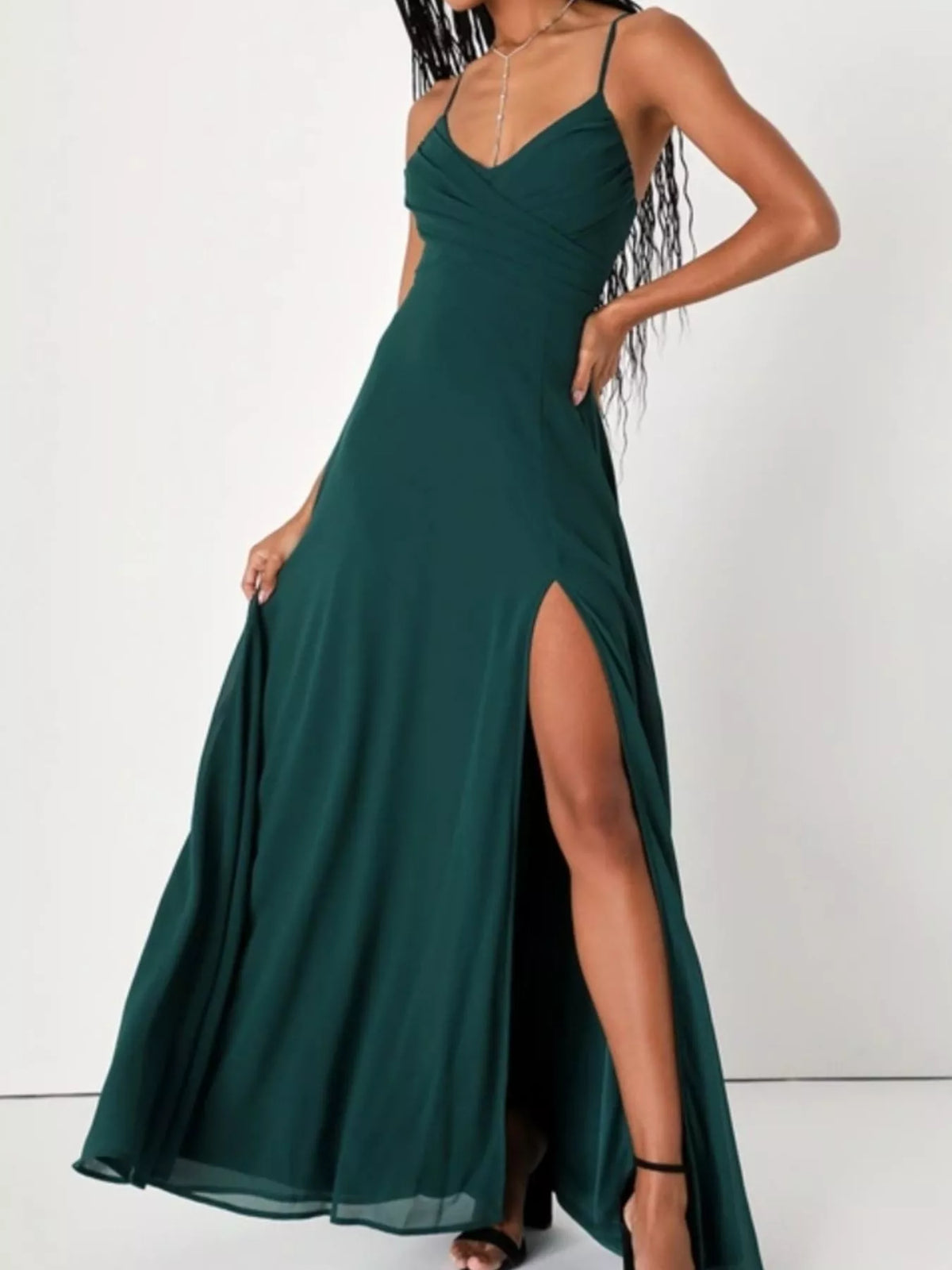 Crisscross back maxi dress, alternate colourway view 1