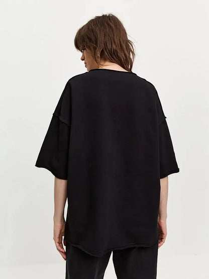 Round Neck Half Sleeve T-Shirt - Fashorio