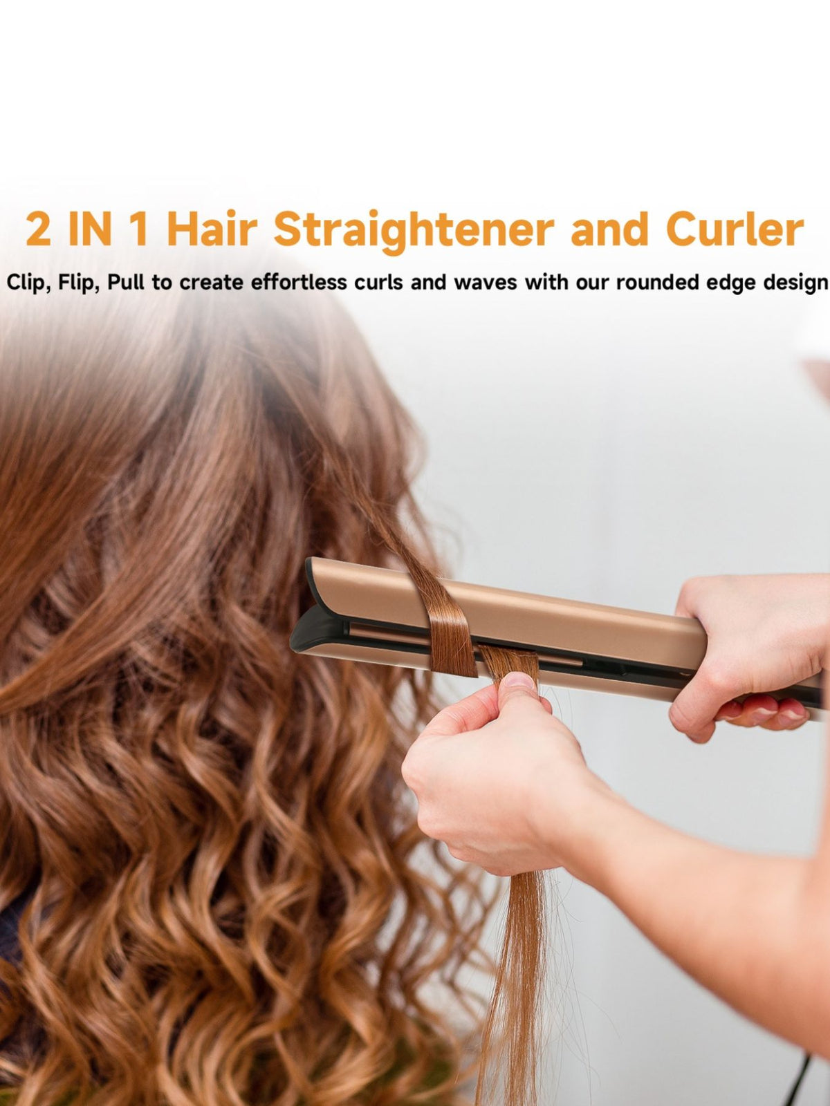 Straightener in rose gold