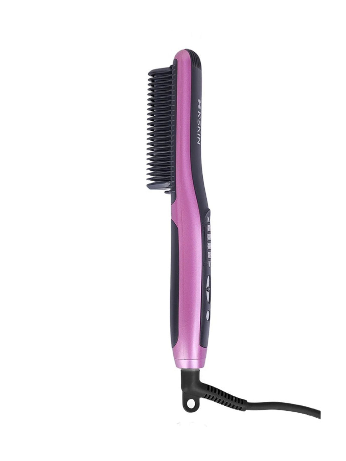 Heated straightening comb full view
