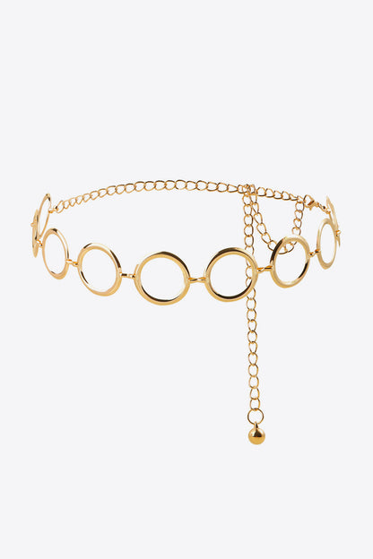 Circle Ring Chain Belt - Fashorio