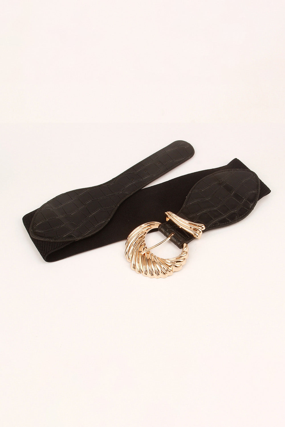 Shell Alloy Buckle Elastic Belt - Fashorio