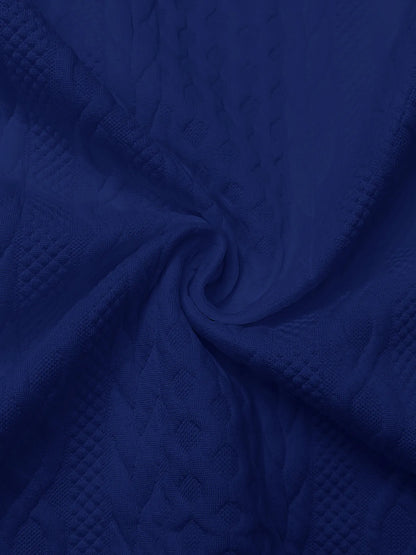 Texture Zip Up Long Sleeve Jacket - Fashorio