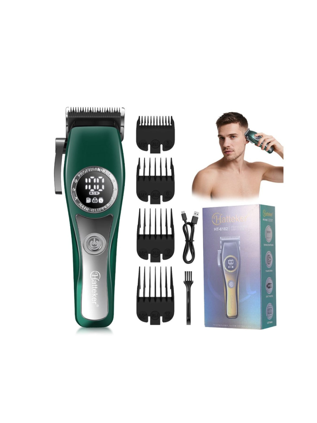 Cordless hair clipper full set