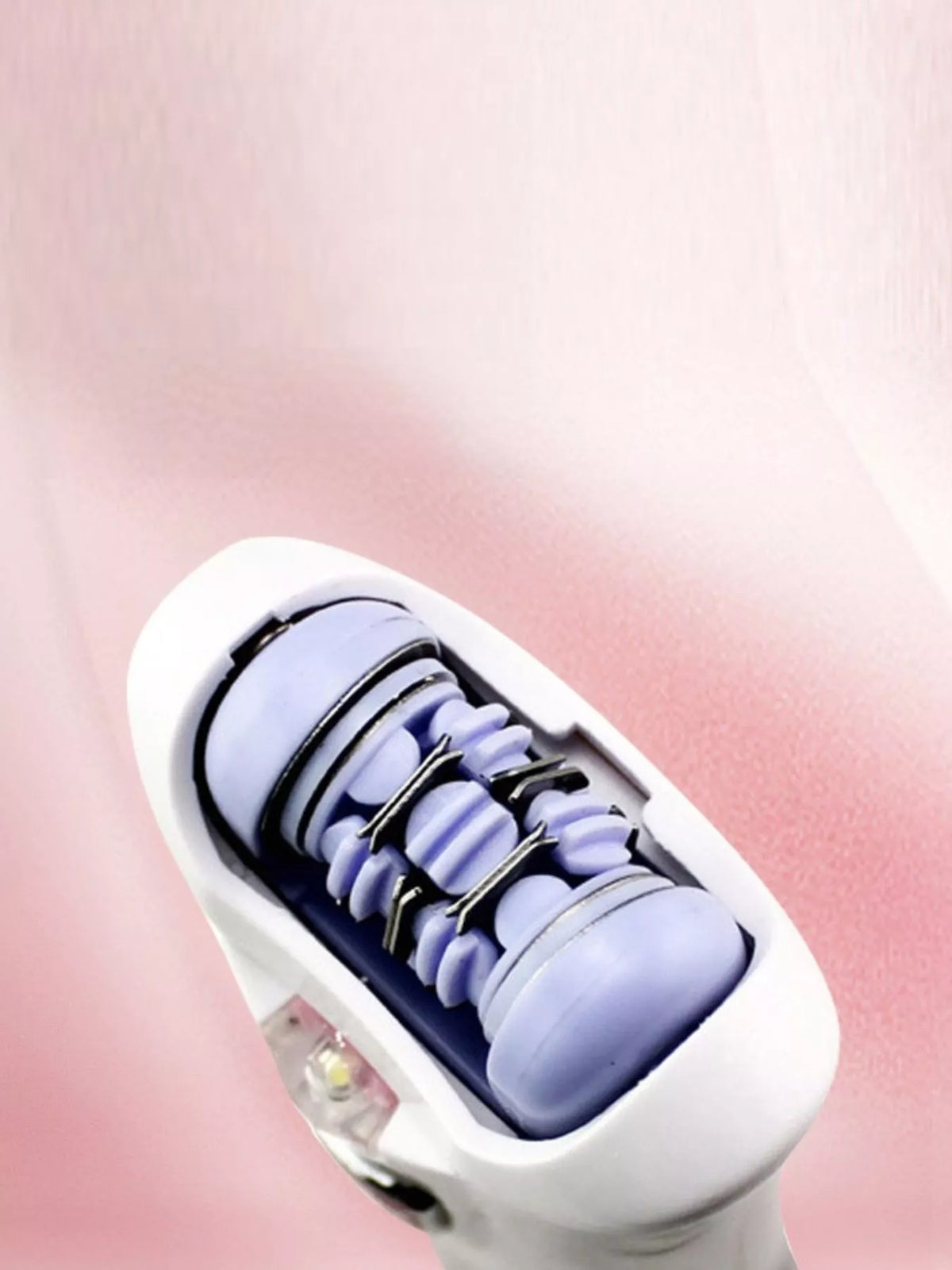 Cerise epilator standing upright