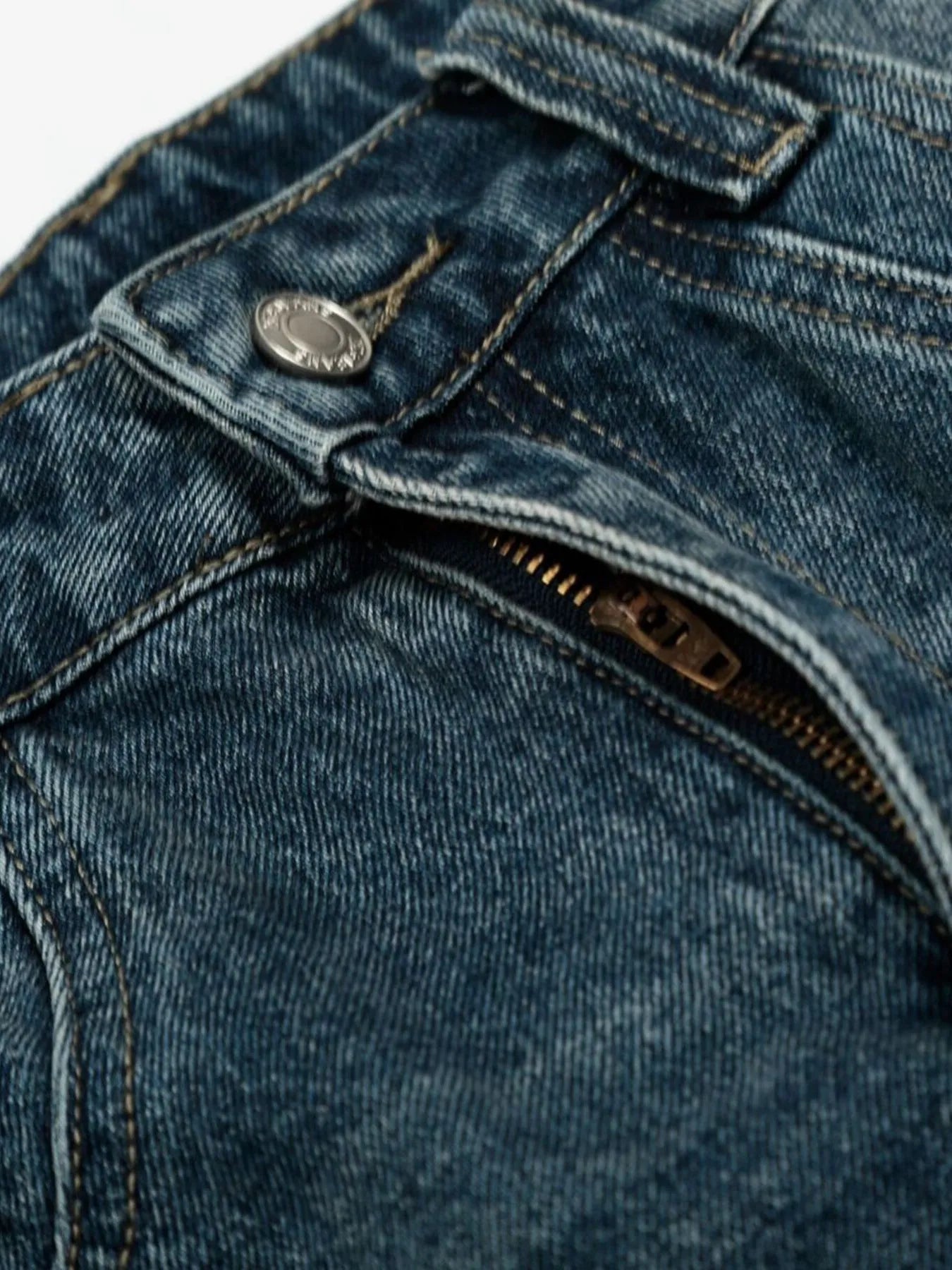 Men's Pearl Embellished Wide Leg Denim Shorts - Fashorio