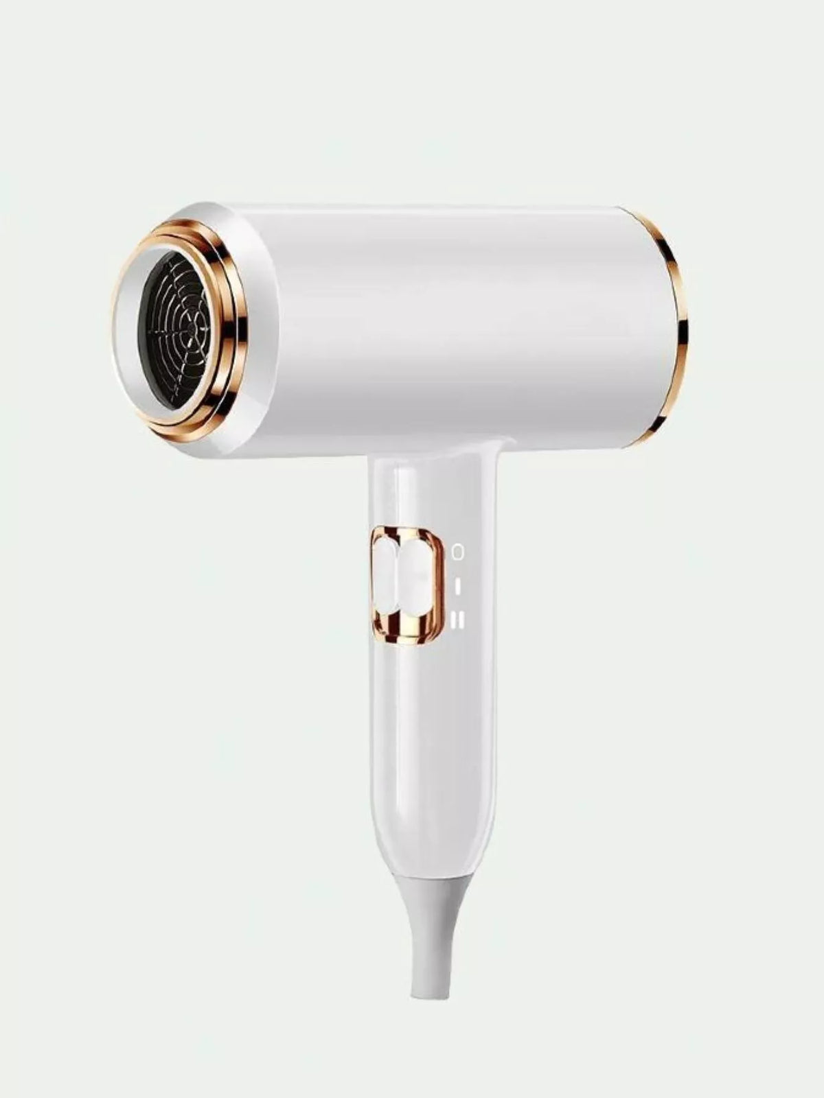 Hair dryer being used to style hair