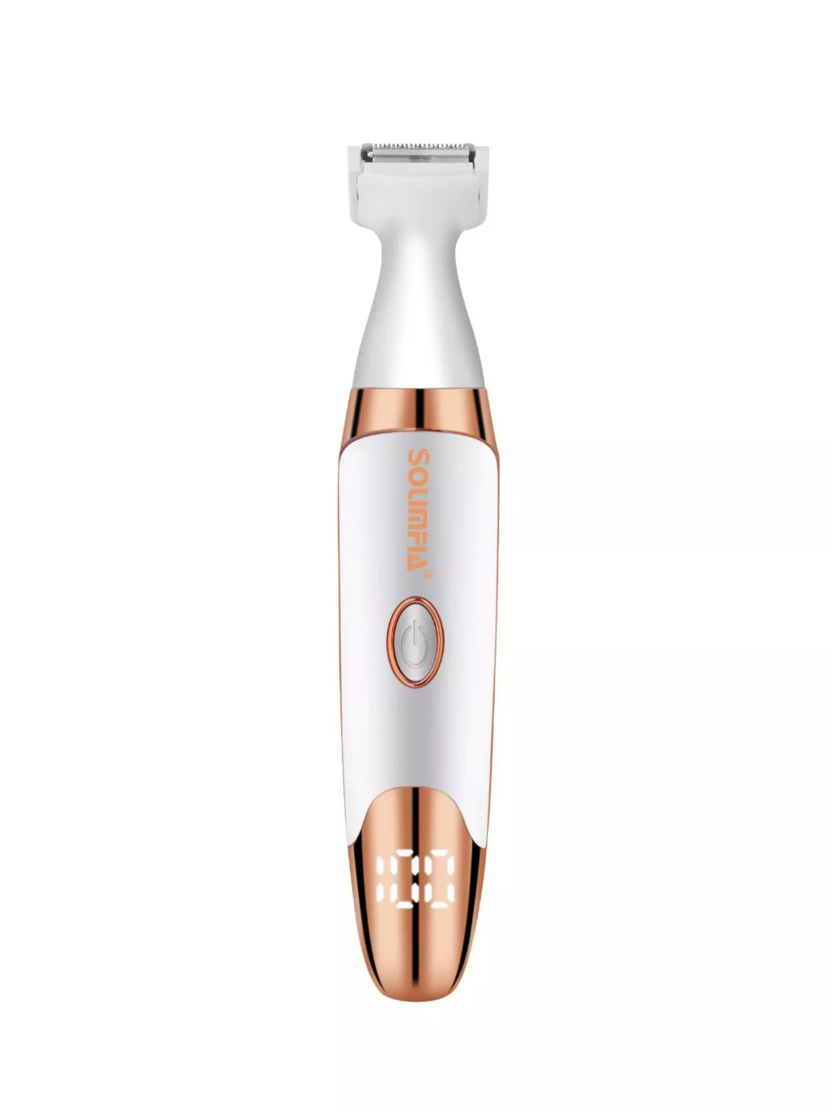 Portable epilator side view