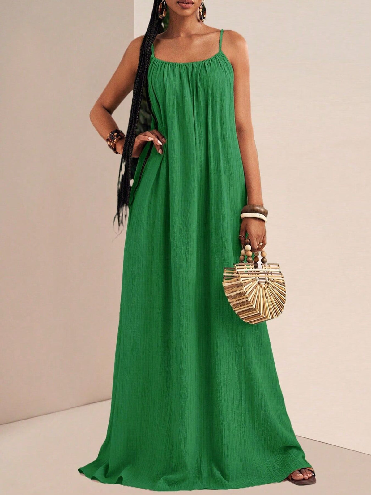 Spaghetti strap dress alternate color detail