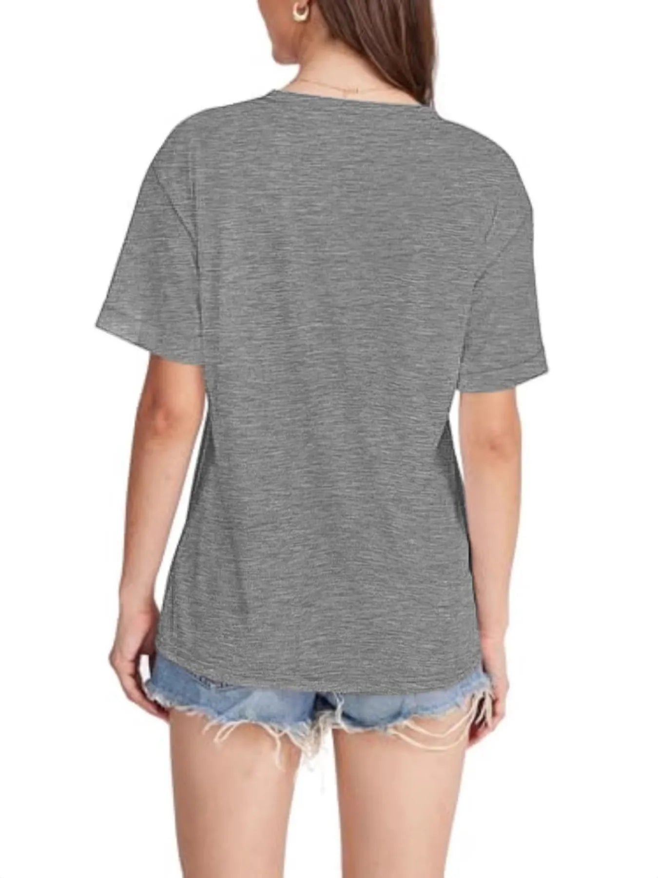 V-Neck Pocket T-Shirt - Fashorio