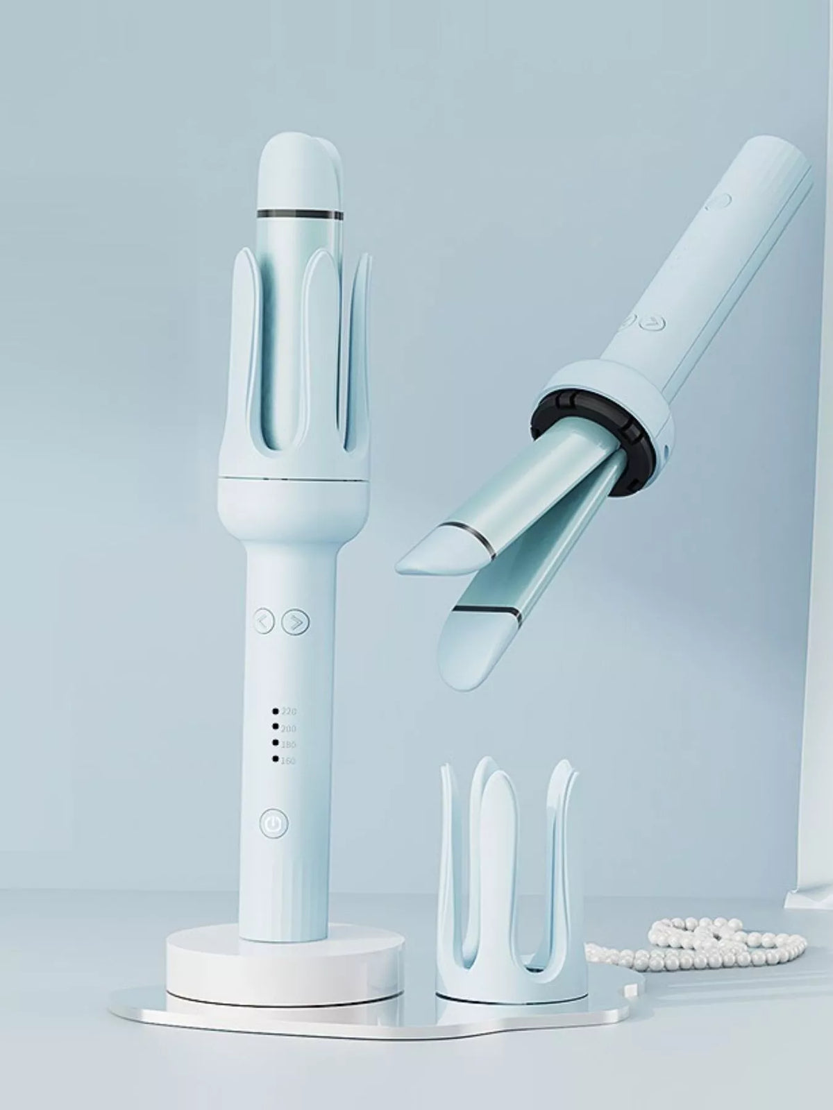 Automatic rotating ceramic curling iron main view