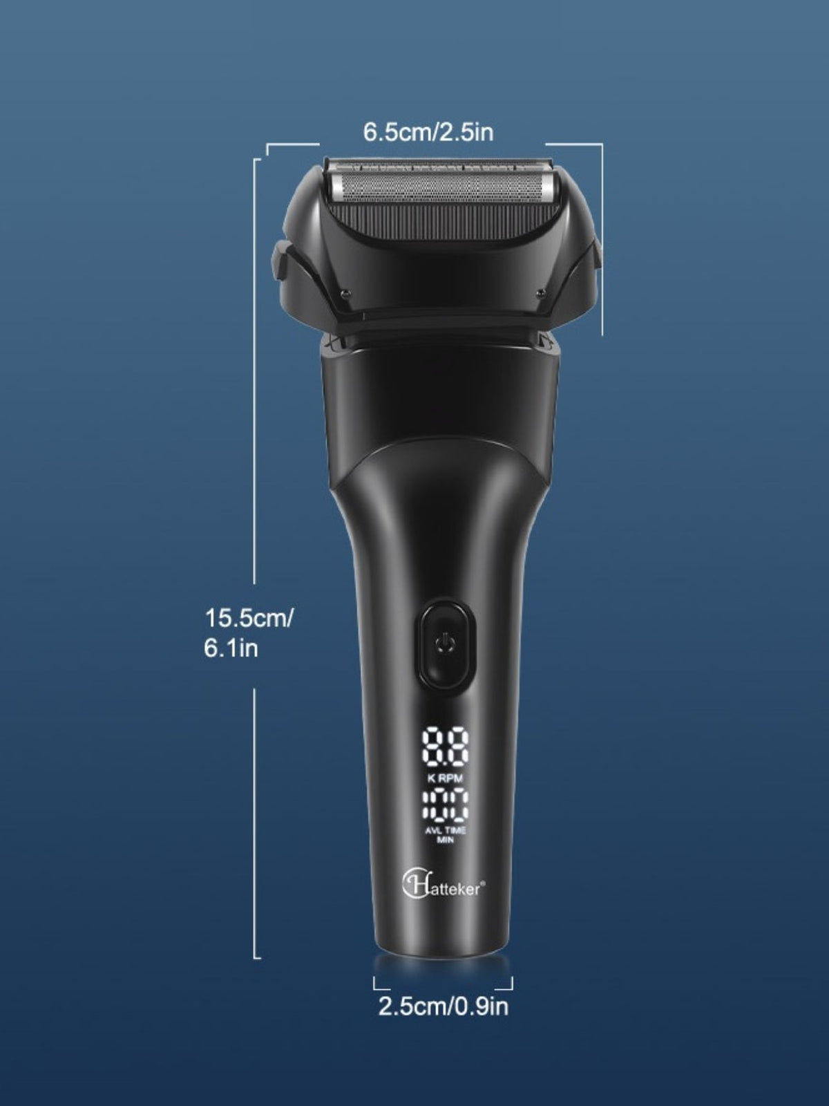 Electric shaver with LED display full set