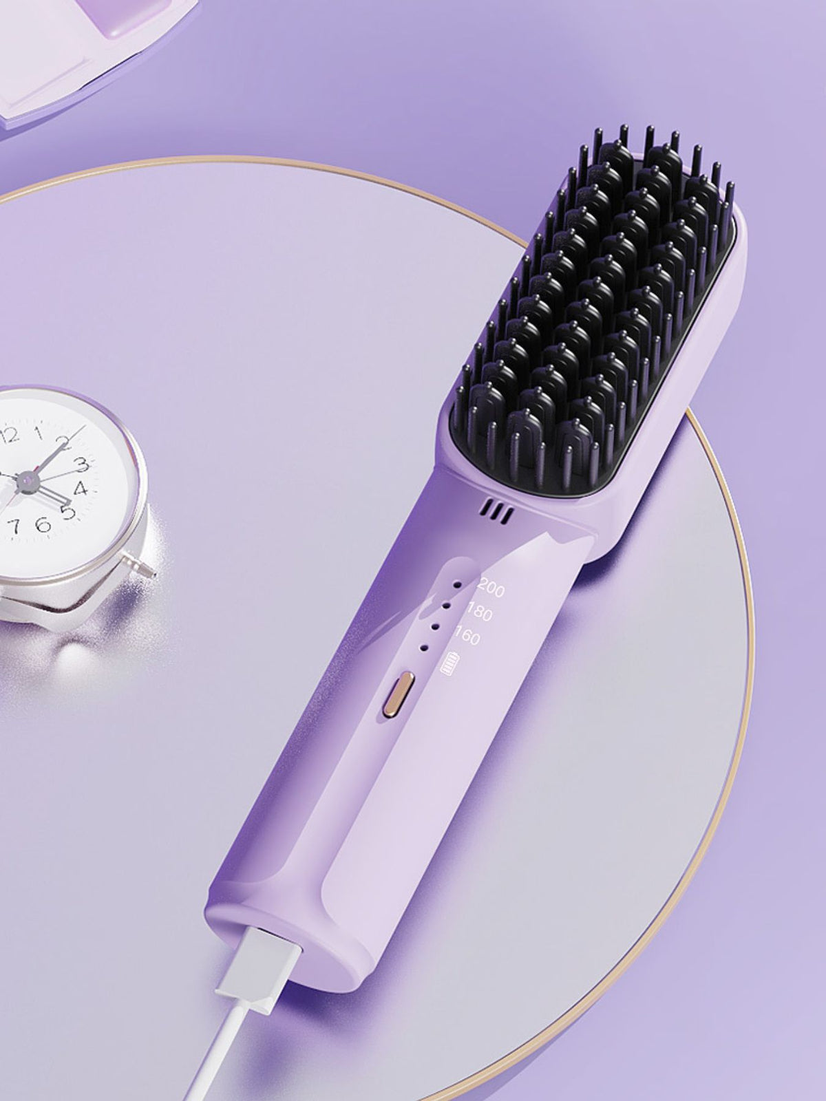 Comb straightener full view