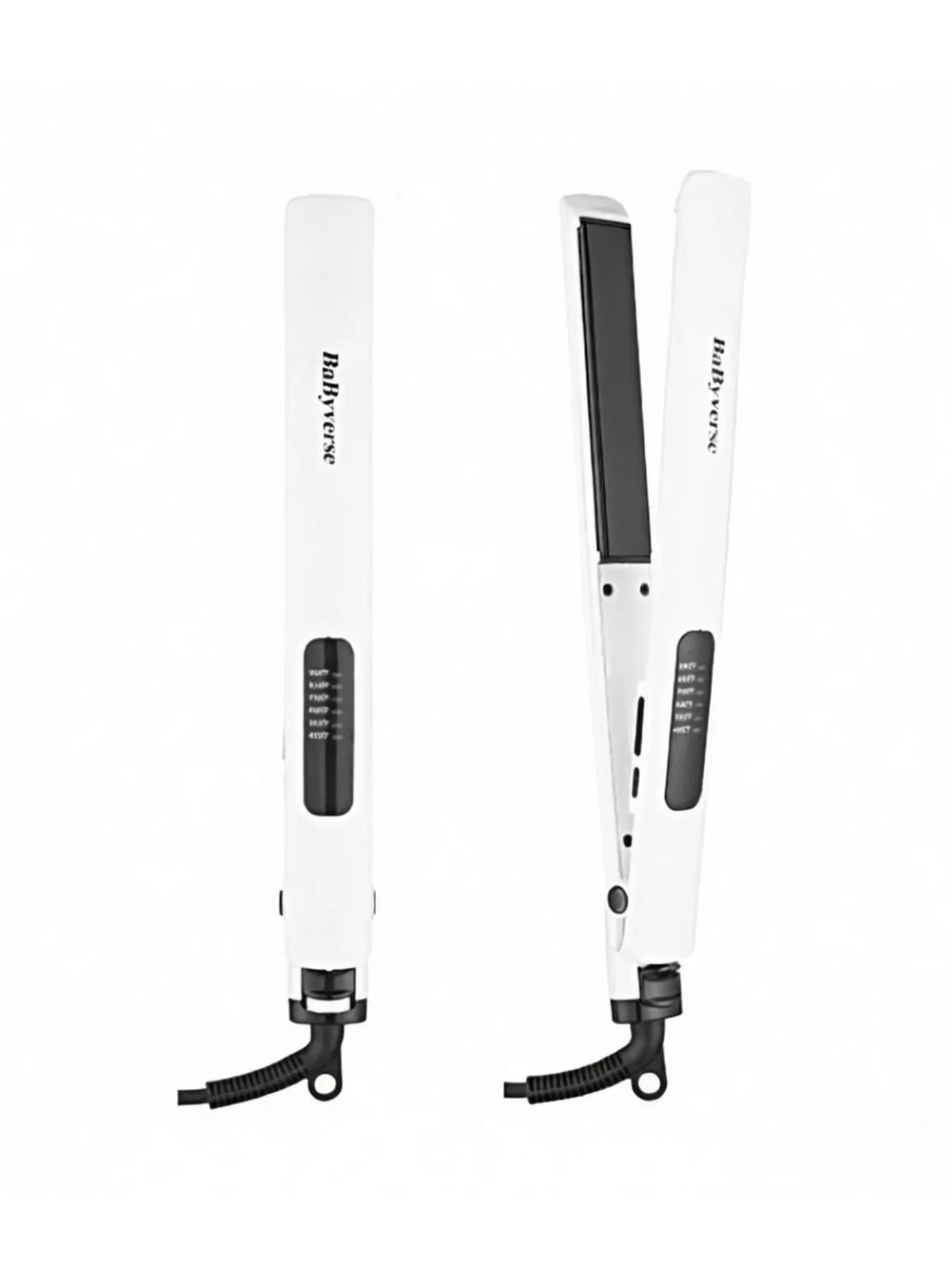 Straightener handle and controls detail