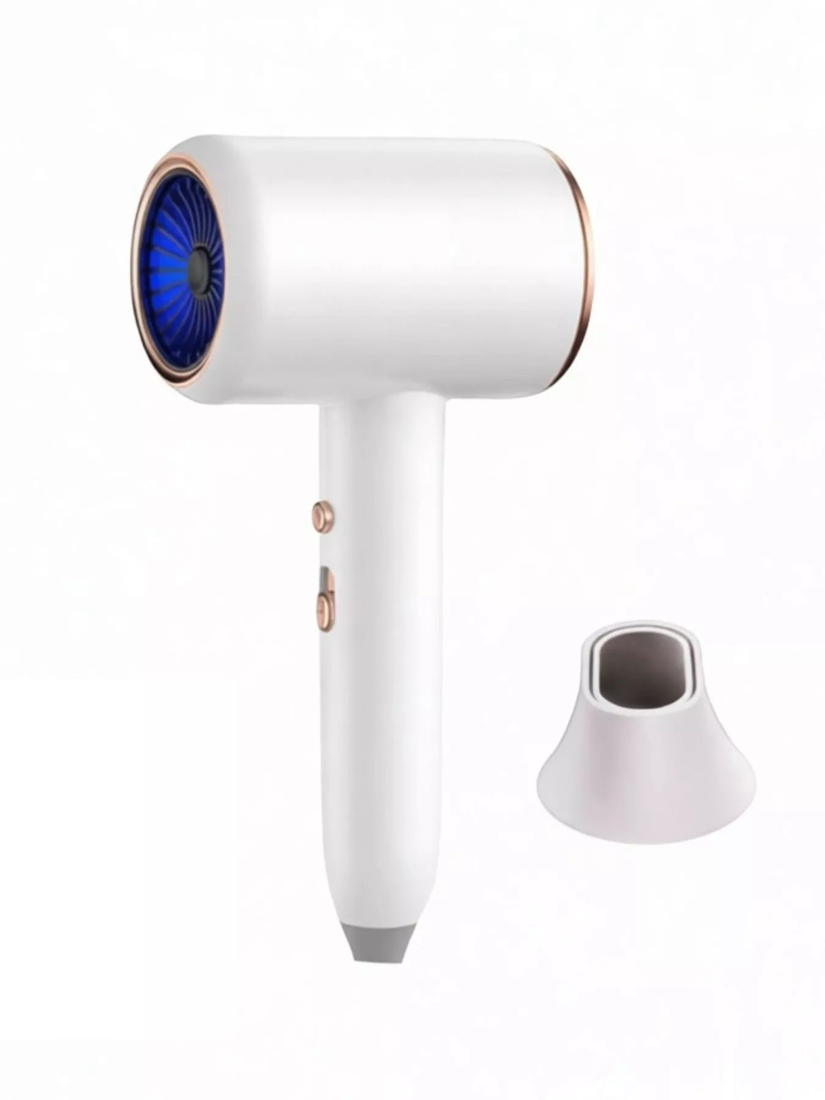 Constant temperature hair dryer in black