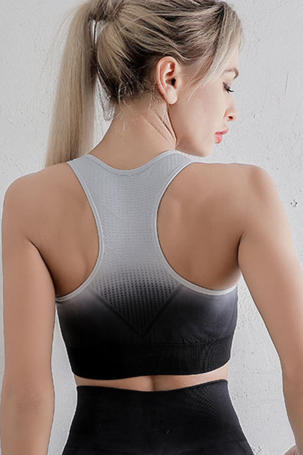 Gradient Racerback Sports Bra - Fashorio