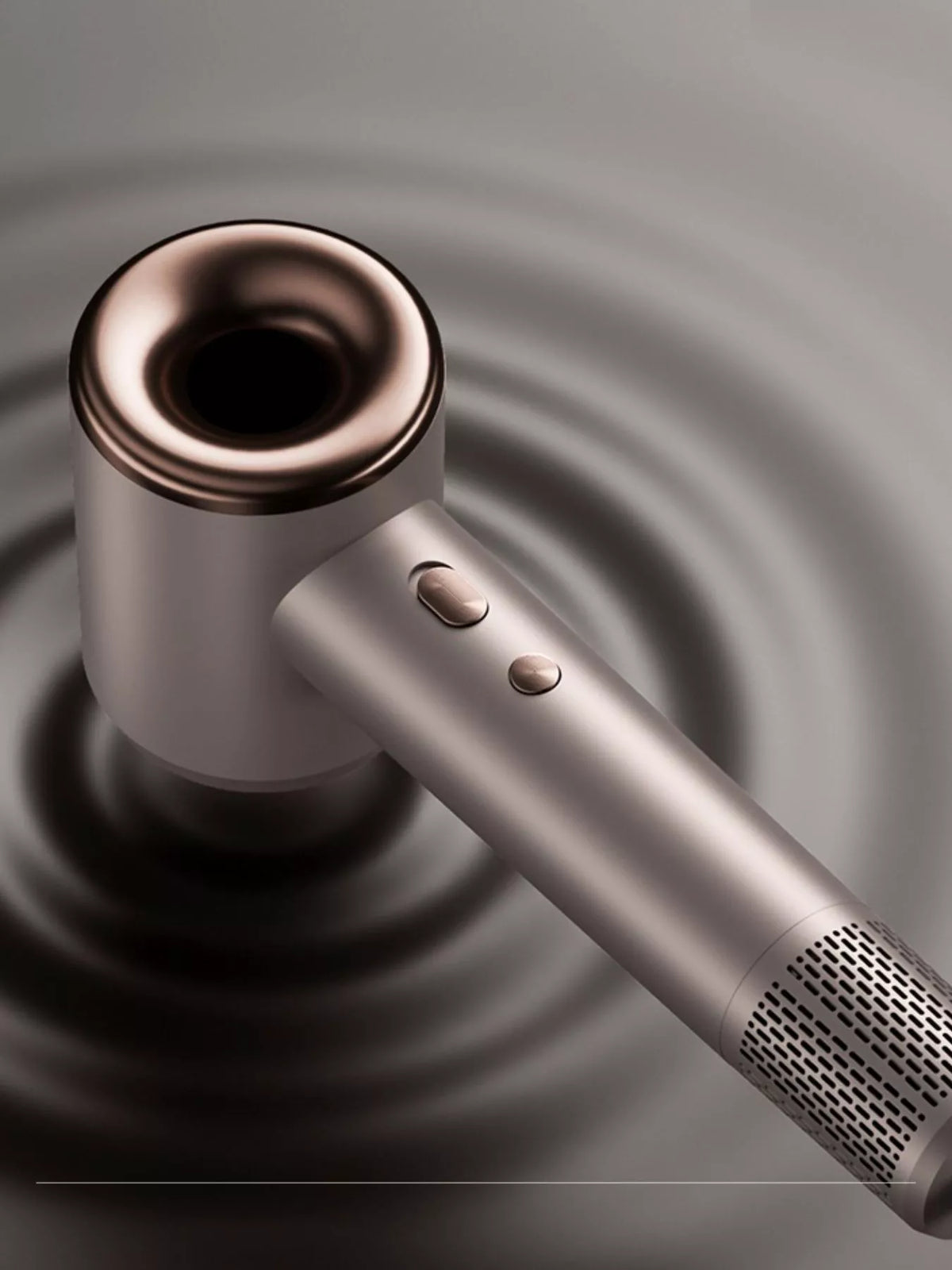 Hair dryer control buttons detail