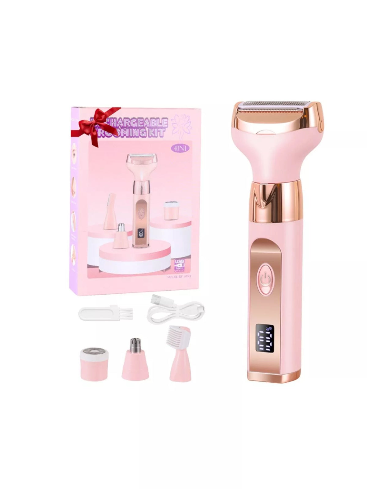 Portable epilator full body view