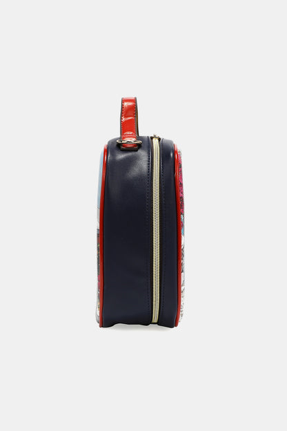 Nicole Lee USA Printed Handbag with Three Pouches - Fashorio