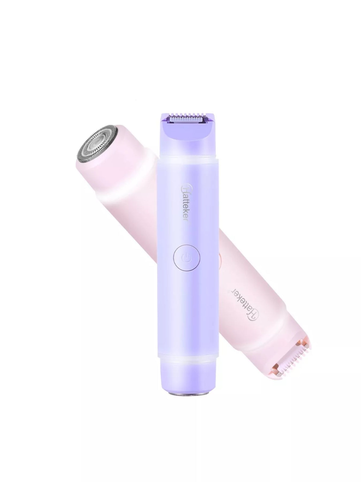 Portable electric epilator in pink
