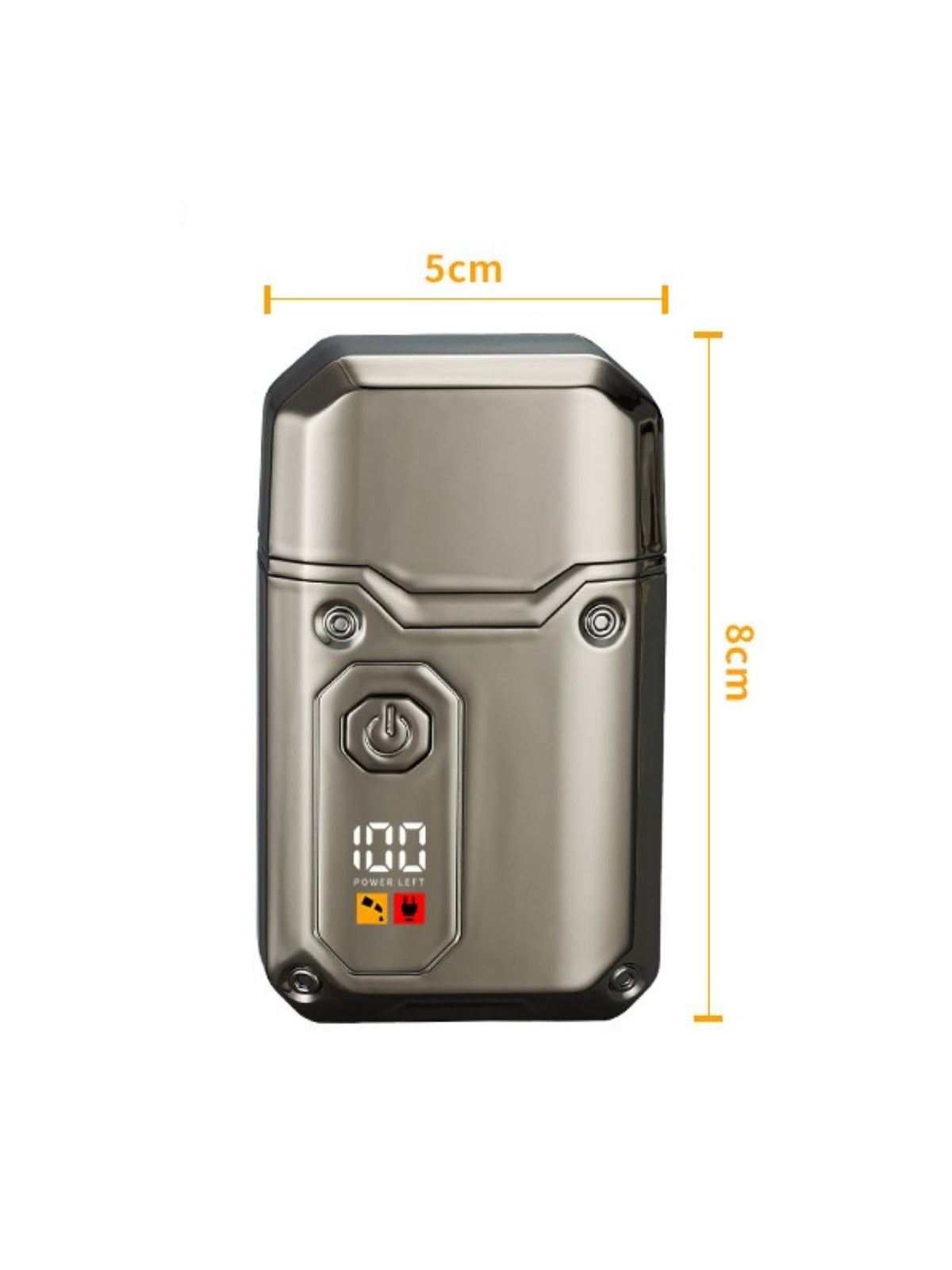 Gray electric shaver full product overview