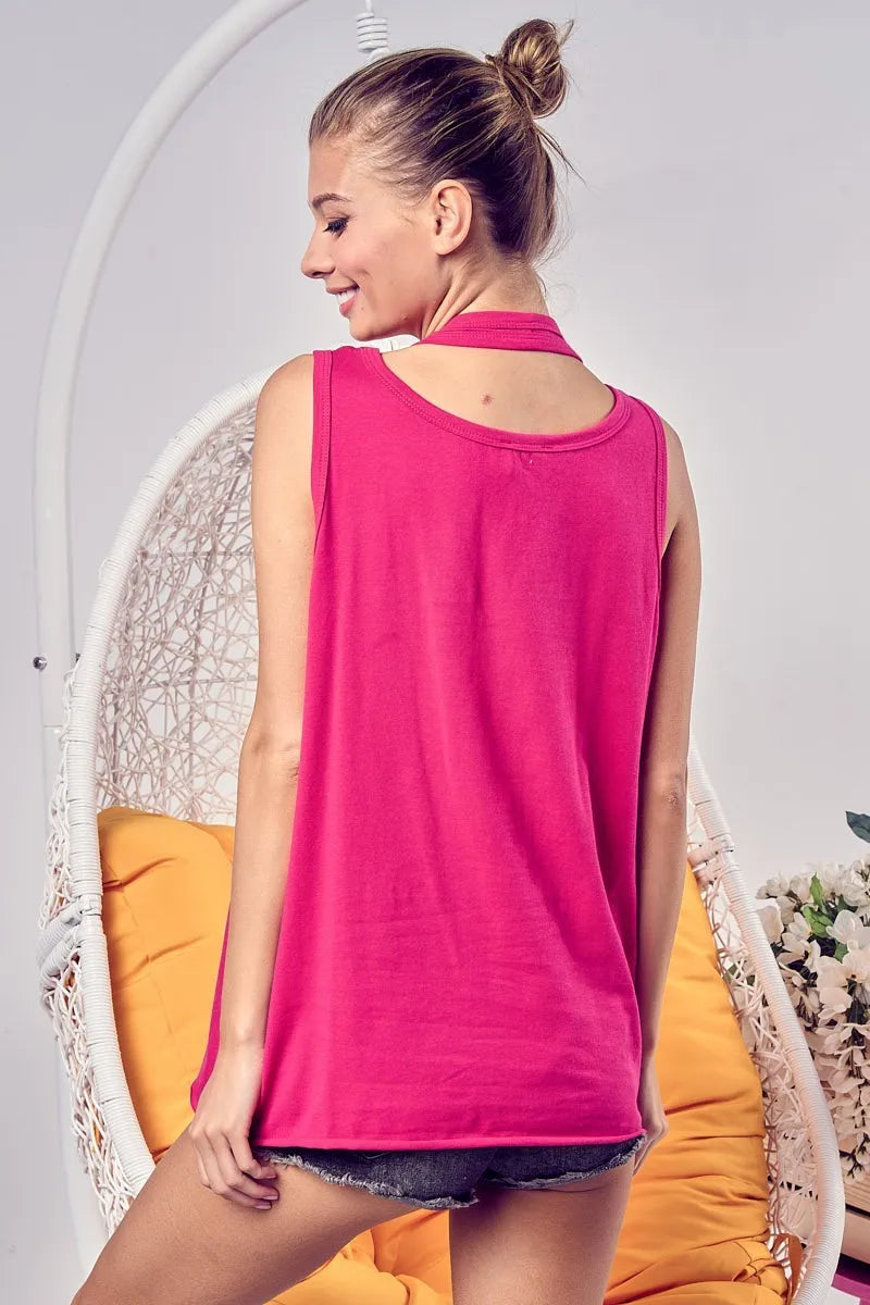 BiBi Cotton Span Knit Double Wear Tank Top - Fashorio