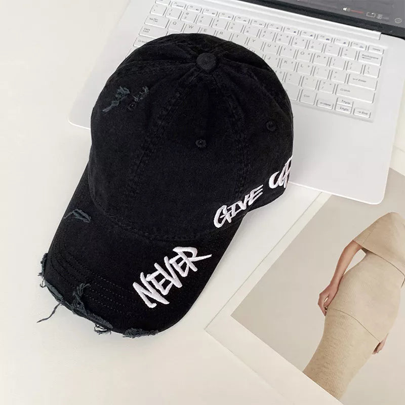 Back view of the baseball cap showing the closure
