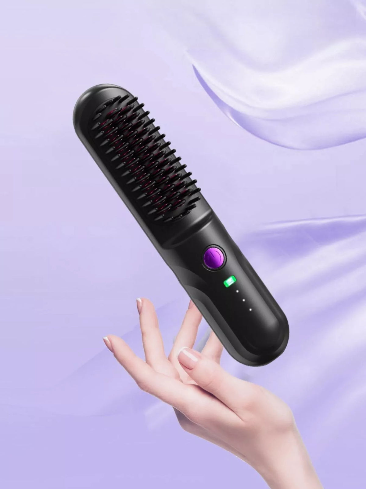 Straightening comb in black