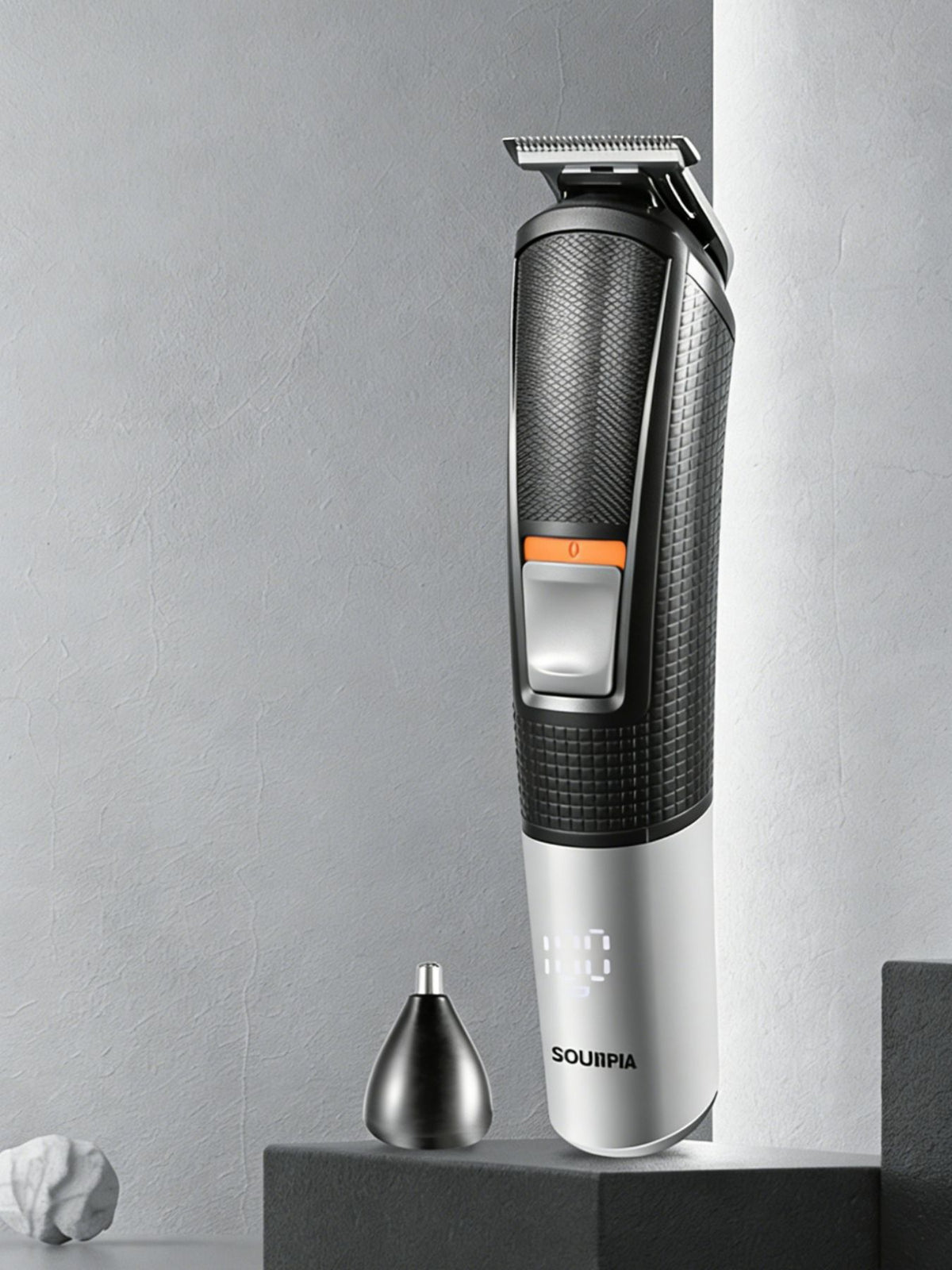 Epilator with attachment heads