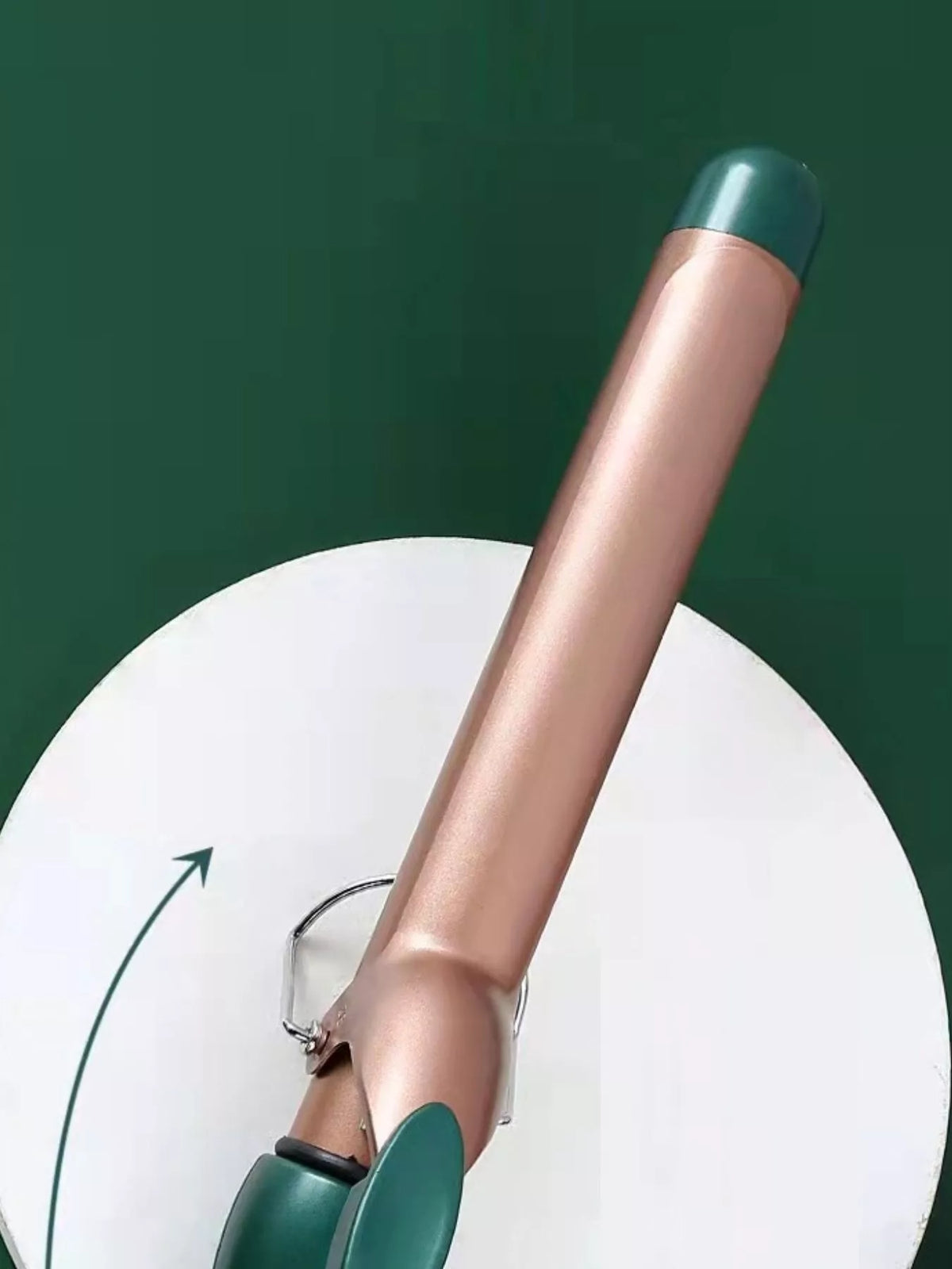 Curling wand temperature control detail