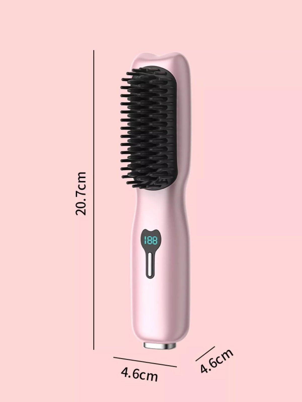 Straightening comb with power cable