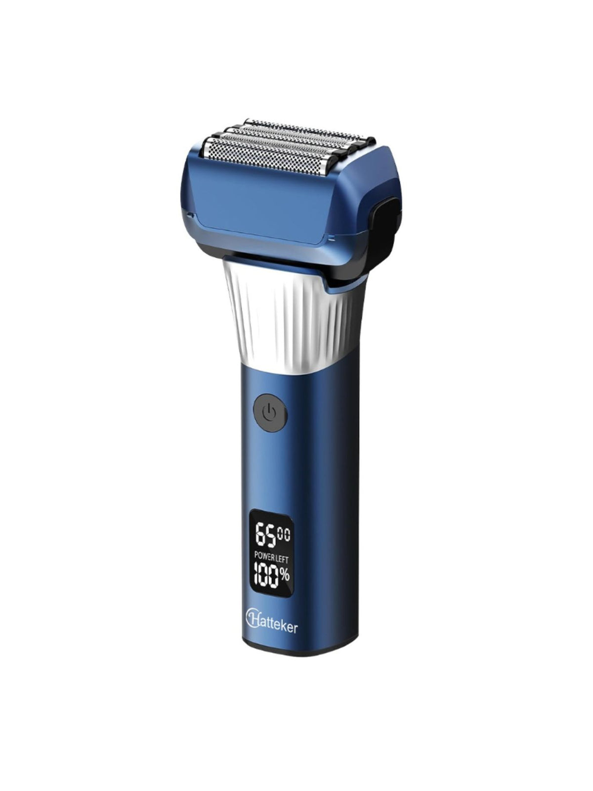 Foil shaver LED display lit