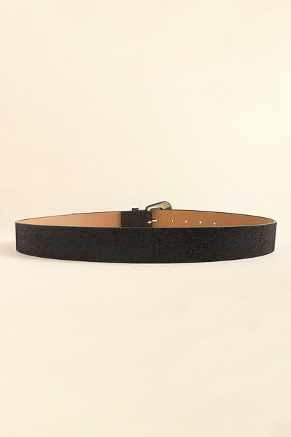Glitter PU Leather Belt - Fashorio