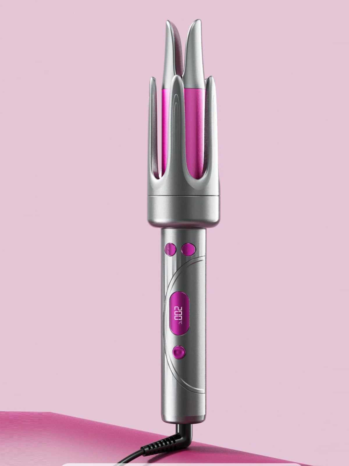 Automatic curling iron heat settings