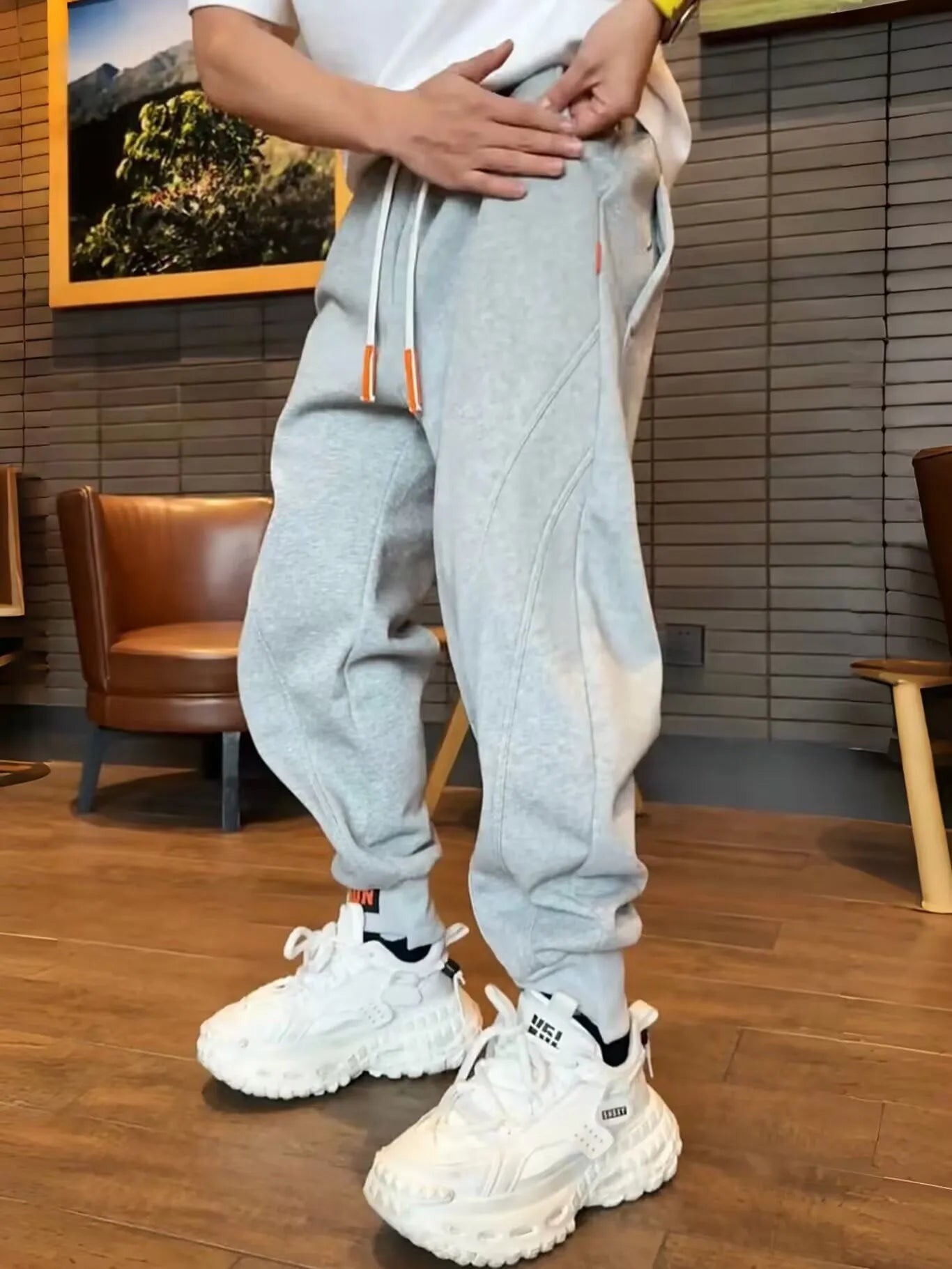 Men's Plus Size Casual Drawstring Joggers - Fashorio