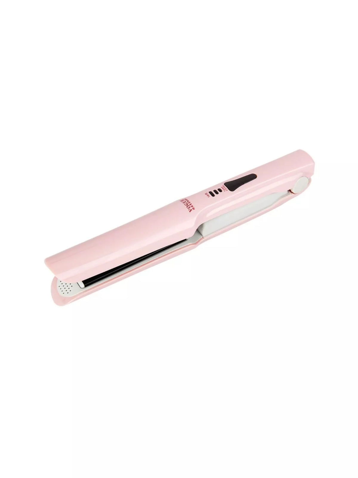 Pink portable hair straightener