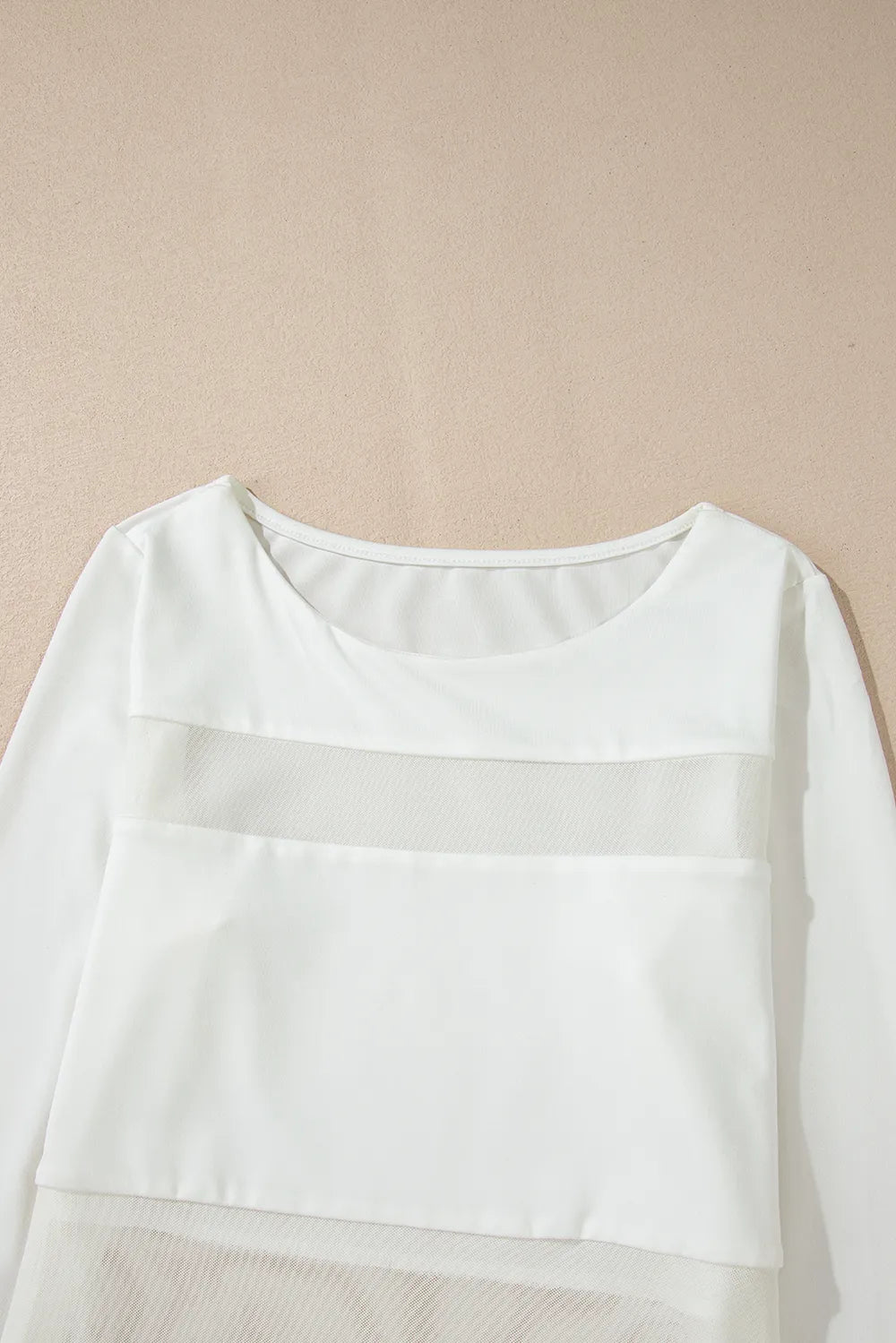 Round Neck Long Sleeve Bodysuit - Fashorio