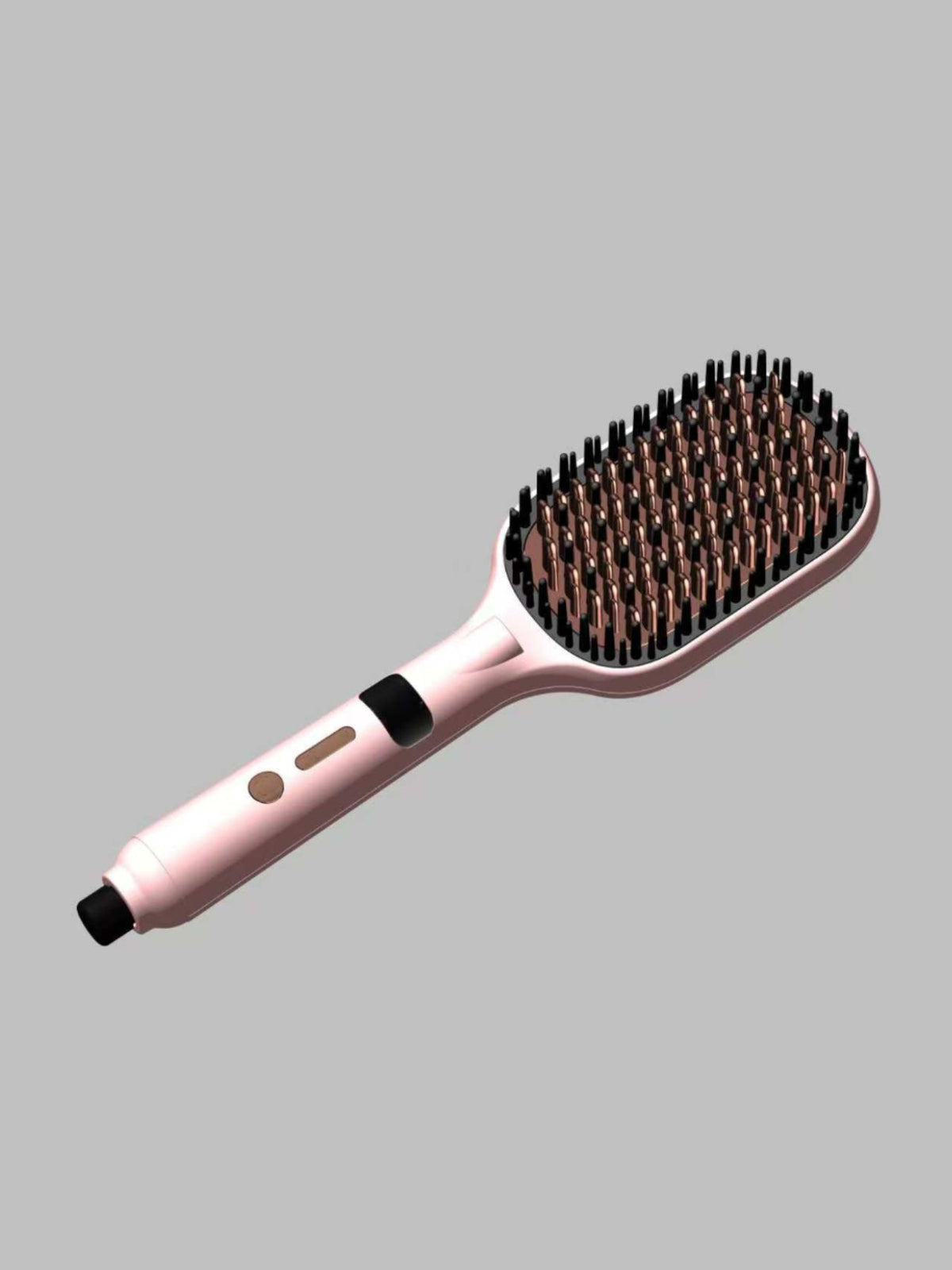 Straightening comb handle and controls
