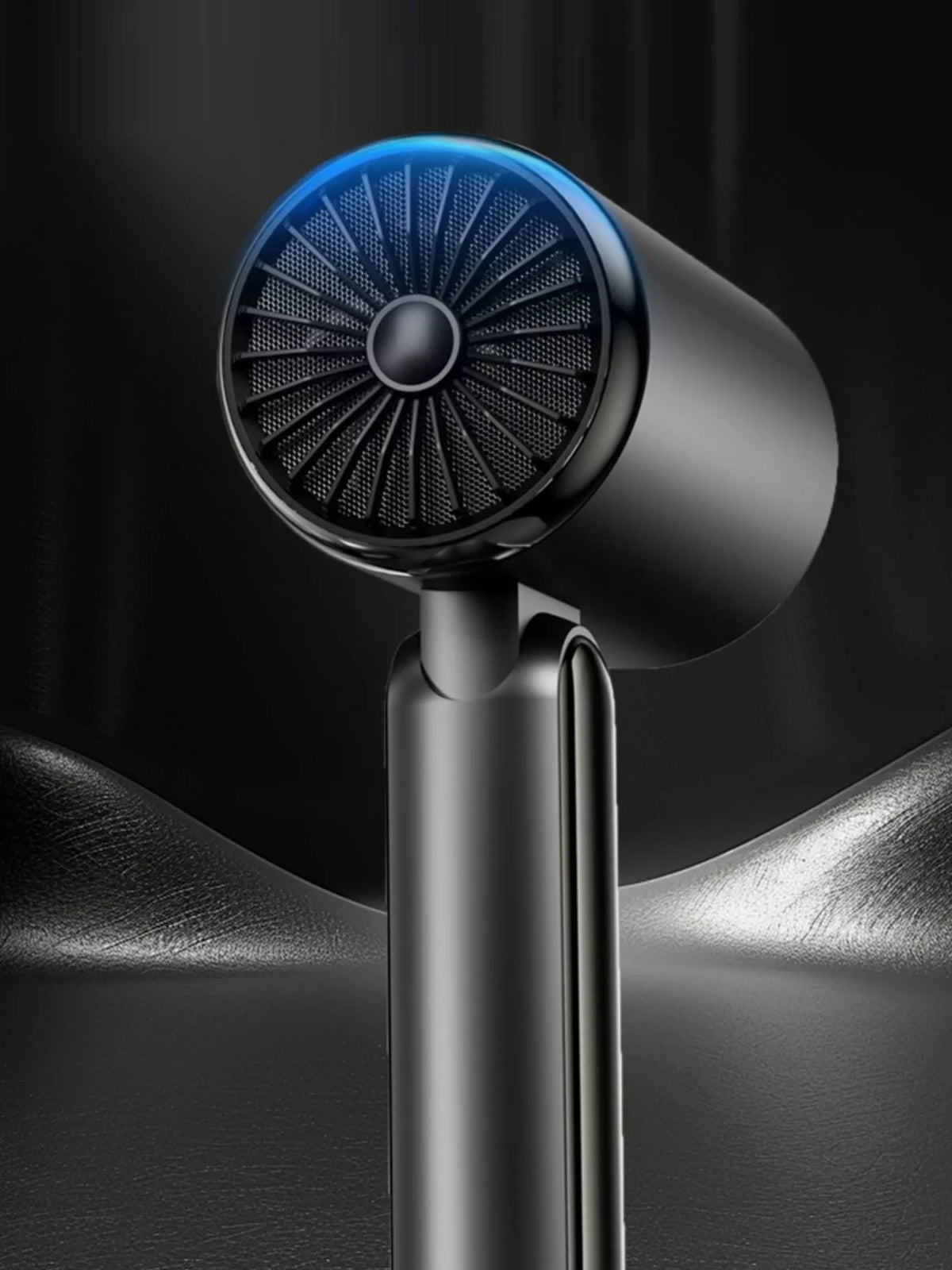 Negative ion hair dryer in gray