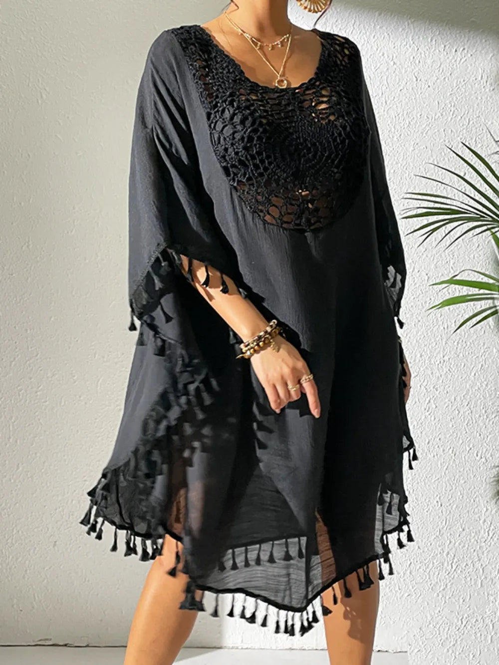 Cover up dress summer beach look