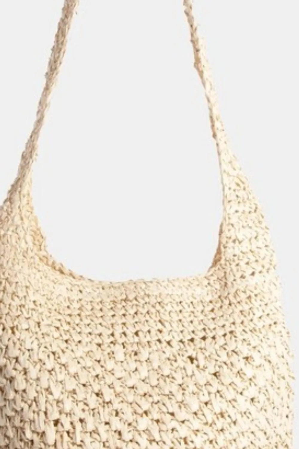 Fame Accessories Bags Pastel Yellow / One Size Fame Intricate Braided Hobo Shoulder Bag