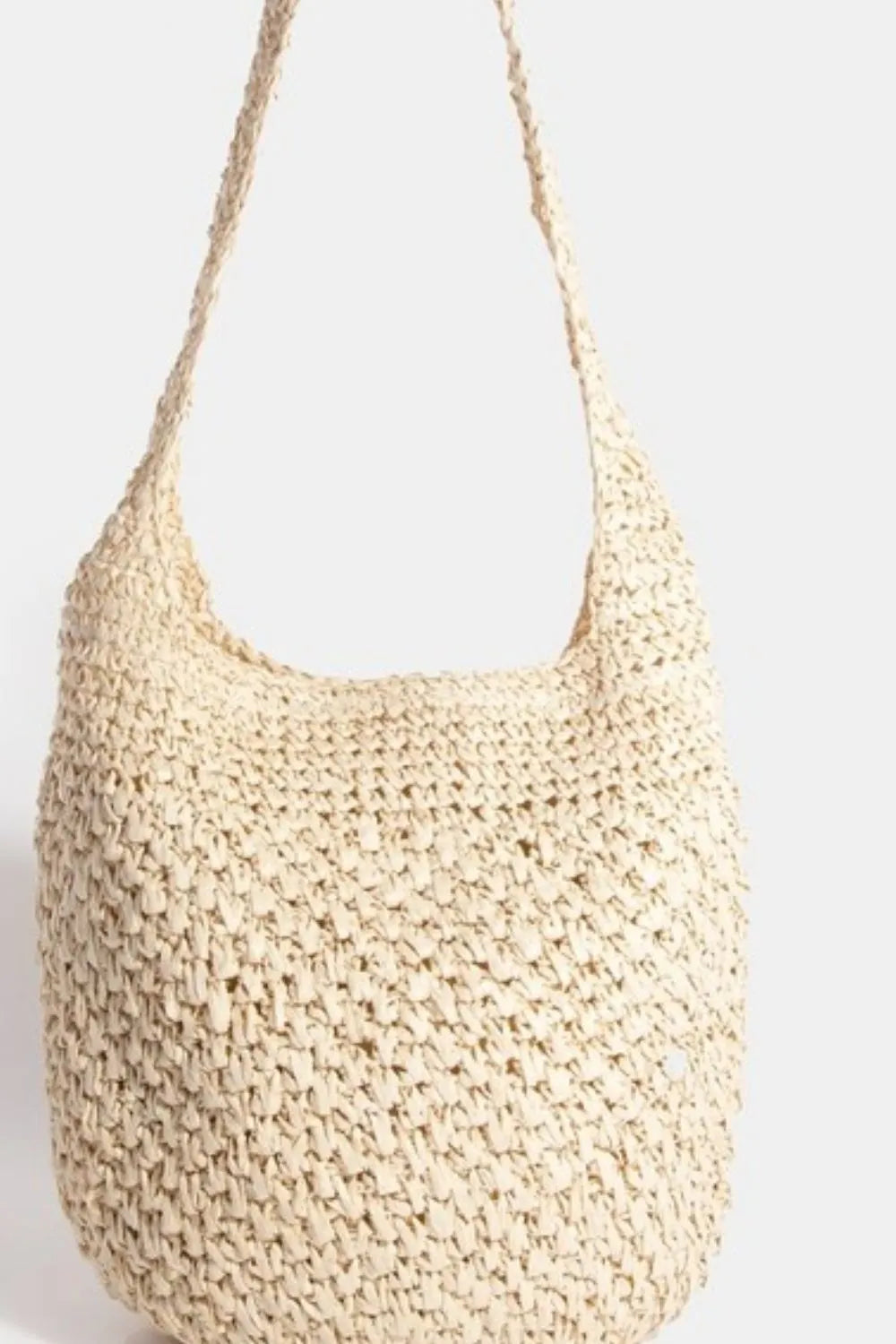 Fame Accessories Bags Pastel Yellow / One Size Fame Intricate Braided Hobo Shoulder Bag