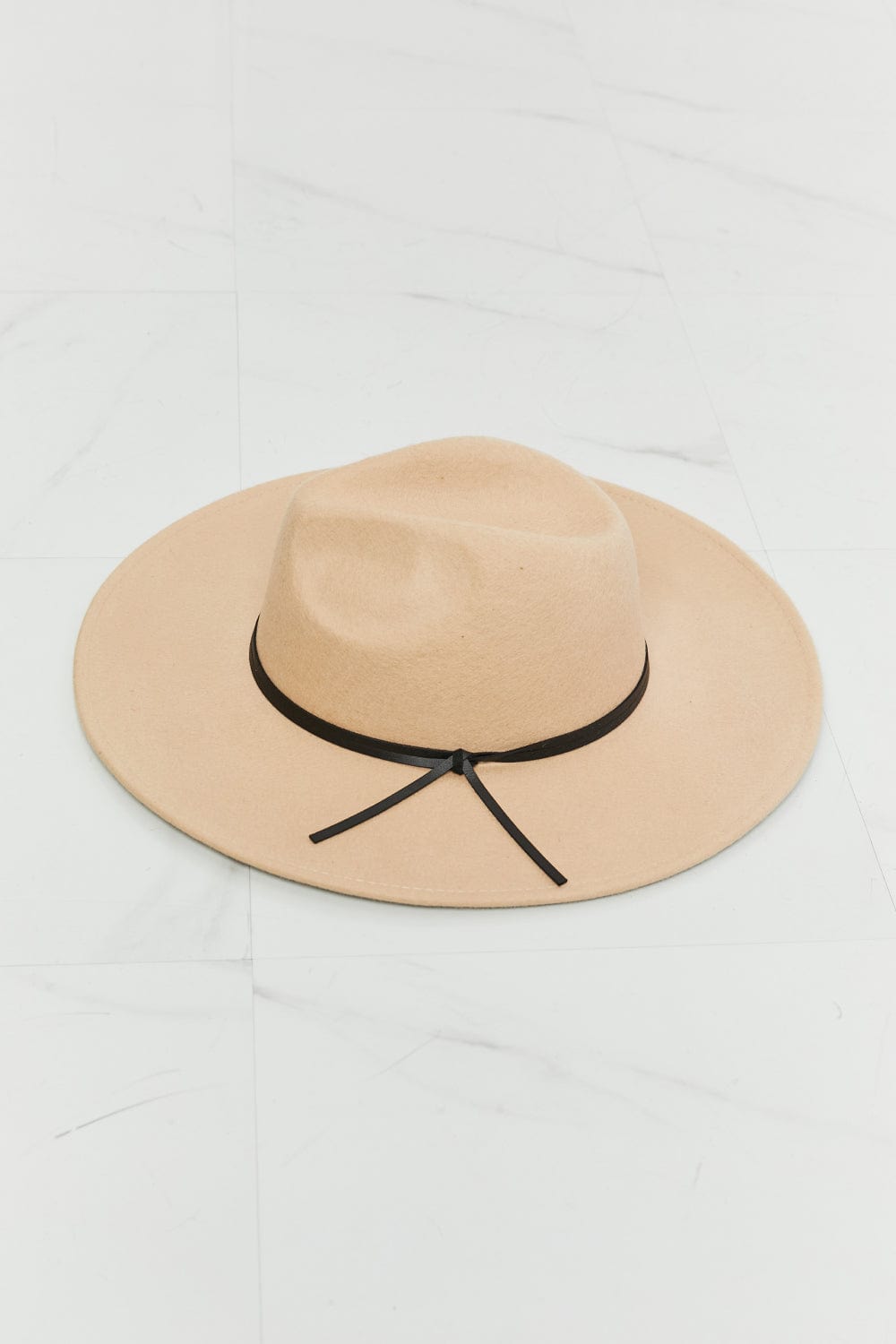 Fame Accessories Beige / One Size Fame Make It Work Fedora Hat