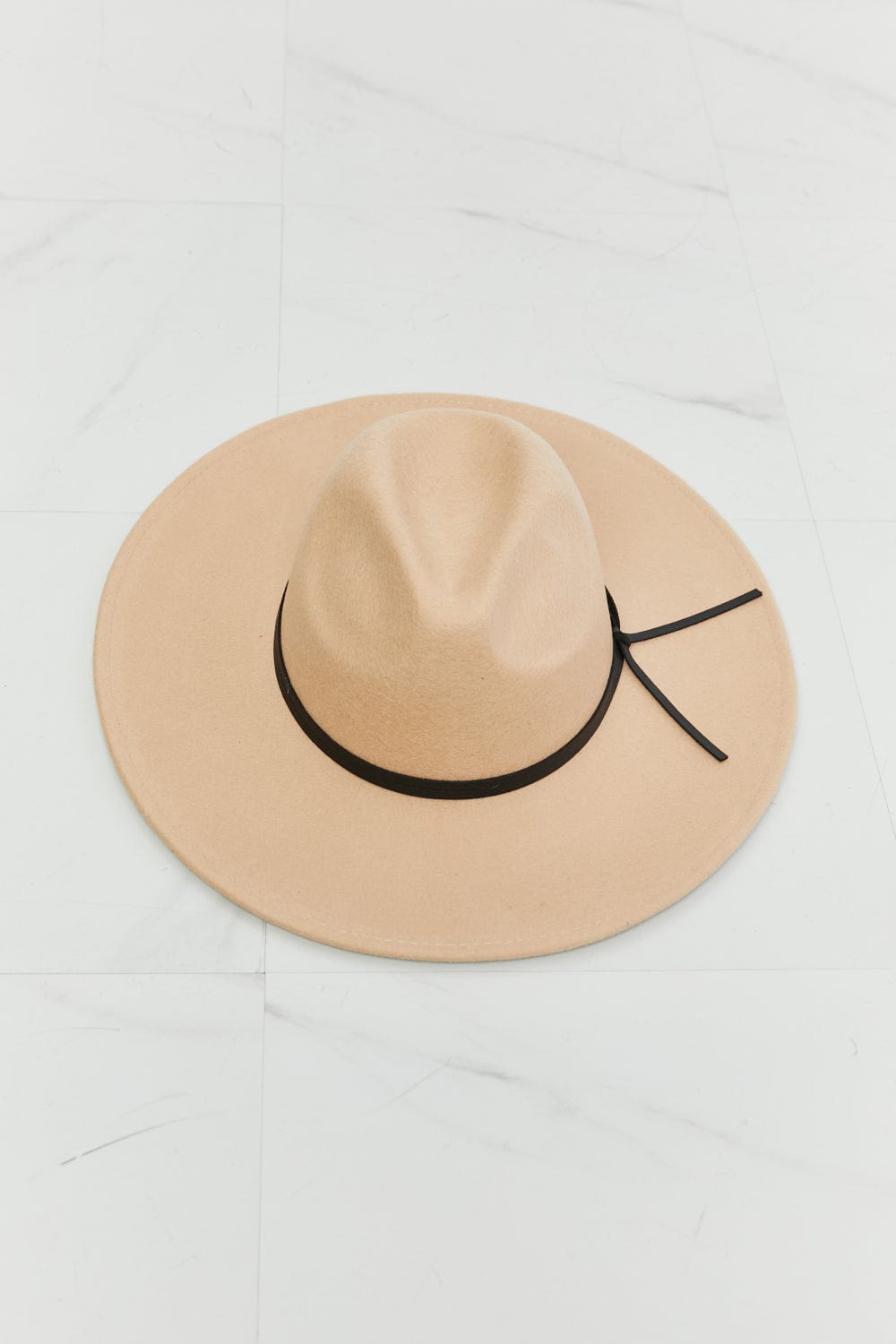 Fame Accessories Beige / One Size Fame Make It Work Fedora Hat