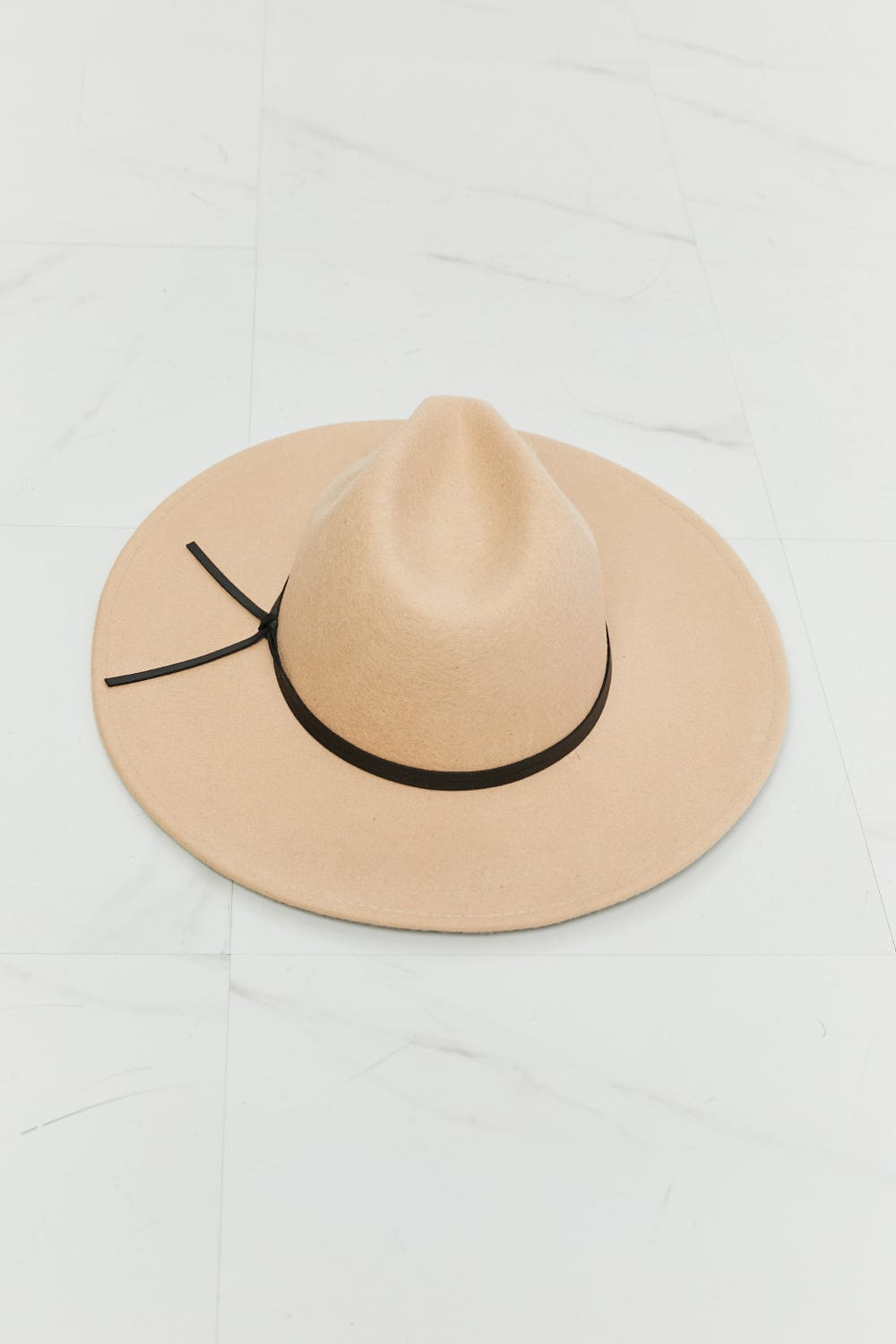 Fame Accessories Beige / One Size Fame Make It Work Fedora Hat